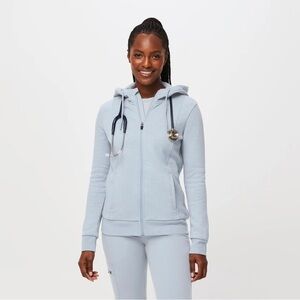 Figs Women's Essential Hoodie - Dusty Blue